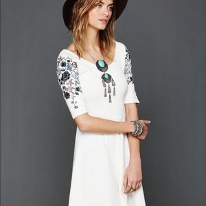 EUC Free People Garden Sleeve Scoop neck Dress